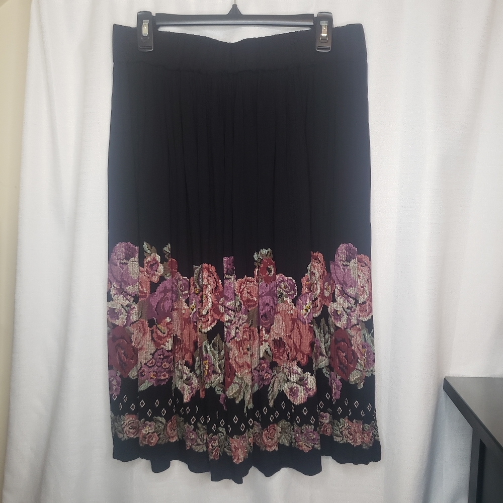 Hand sewn floral skirt